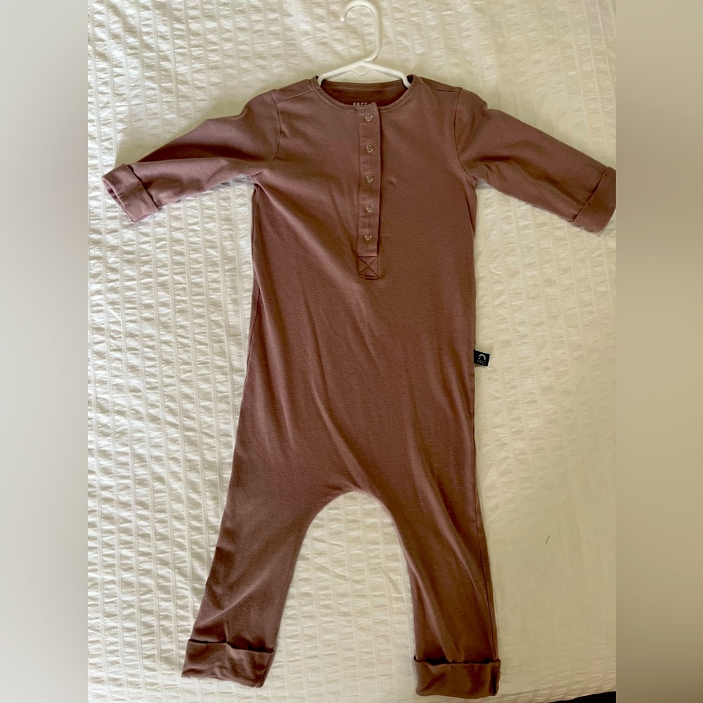 Rags Essentials 3/4 Rolled Sleeve Romper